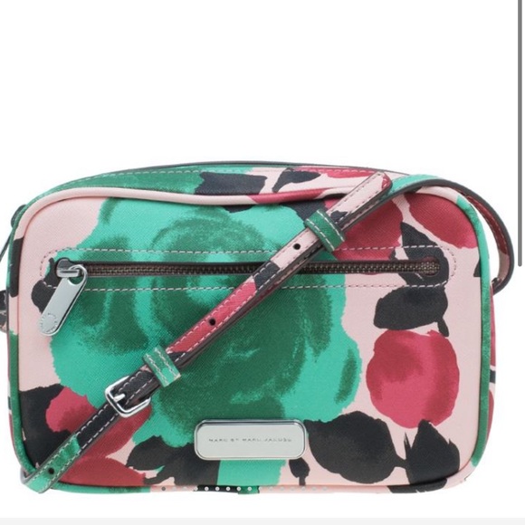 Marc by Marc Jacobs Multicolor Leather Jerrie Rose Sally Crossbody Bag - Picture 1 of 11